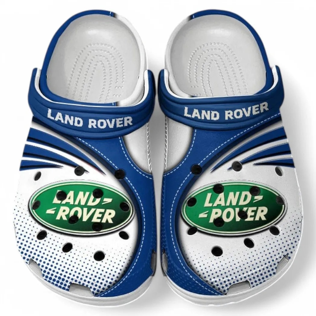 Land Rover Crocs Sandals For Men Women, Gift For Land Rover Fan CAR181031525709 - Blue
