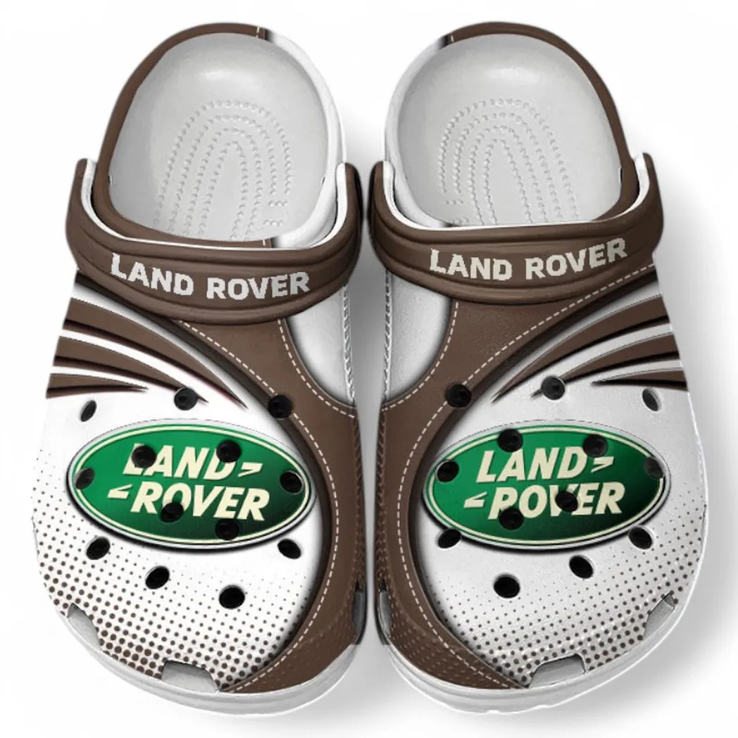Land Rover Crocs Sandals For Men Women, Gift For Land Rover Fan CAR181031525709 - Brown