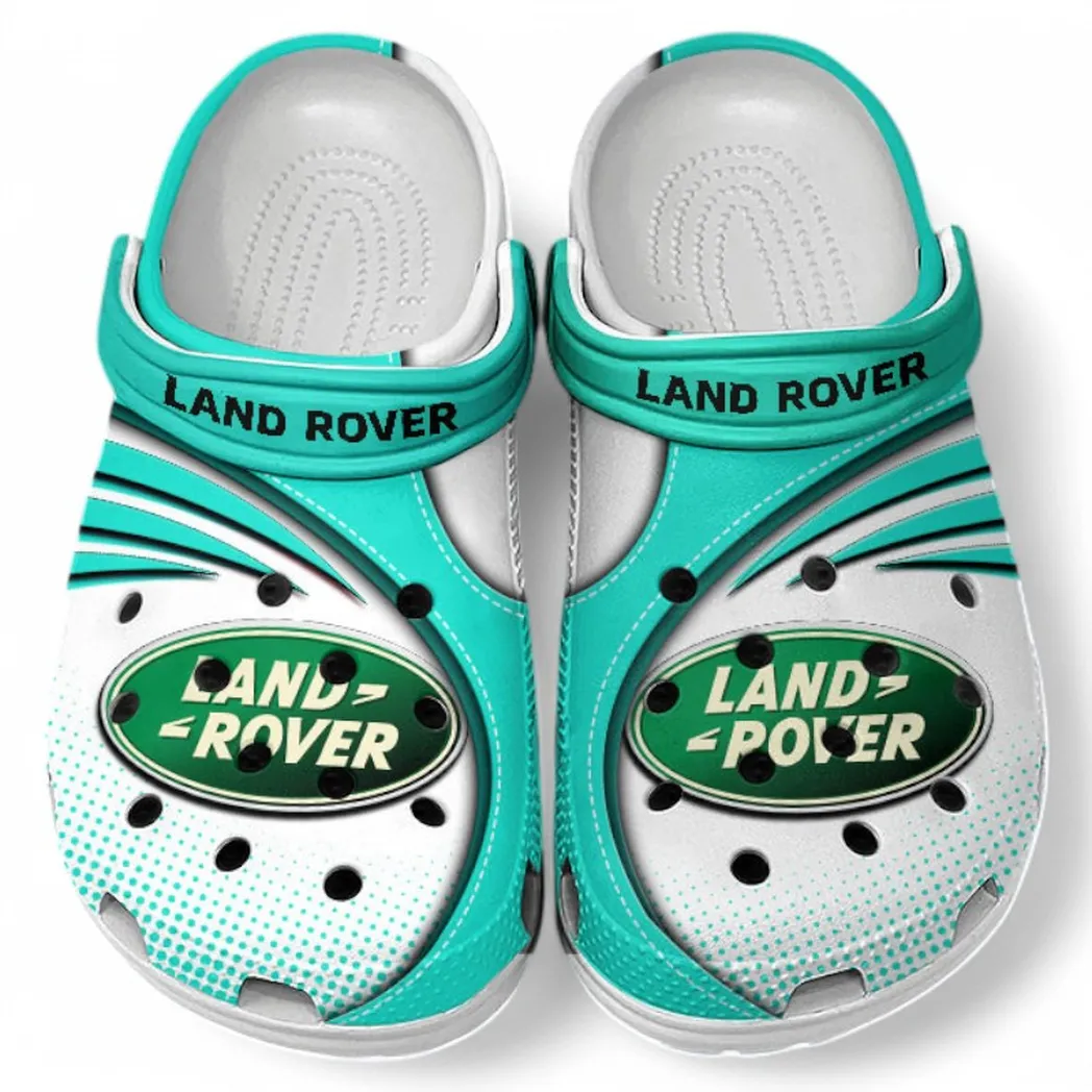 Land Rover Crocs Sandals For Men Women, Gift For Land Rover Fan CAR181031525709 - Cyan