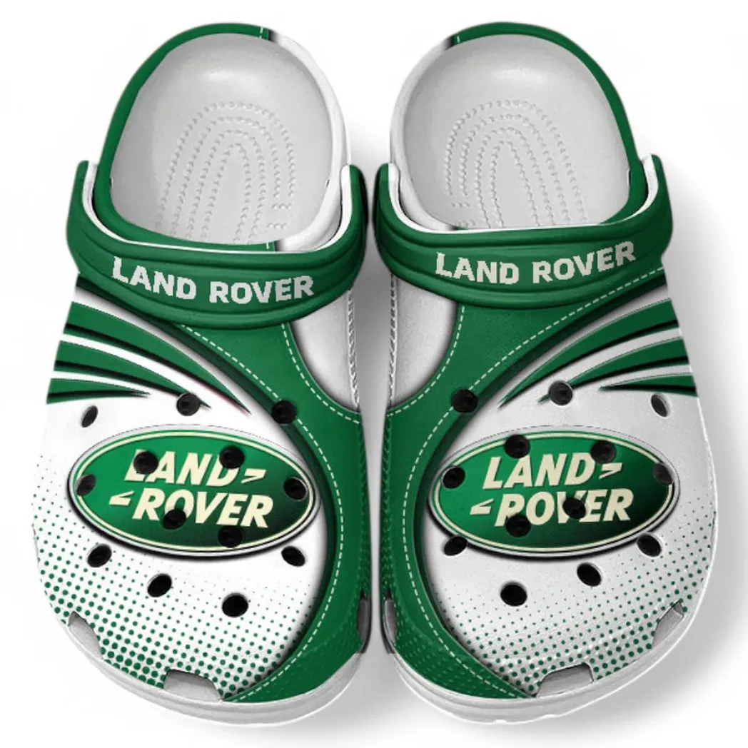 Land Rover Crocs Sandals For Men Women, Gift For Land Rover Fan CAR181031525709 - Green
