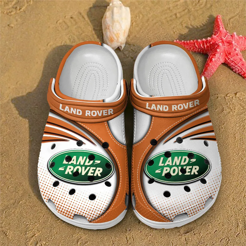 land rover crocs sandals for men women gift for land rover fan car181031525709 orange rigsu
