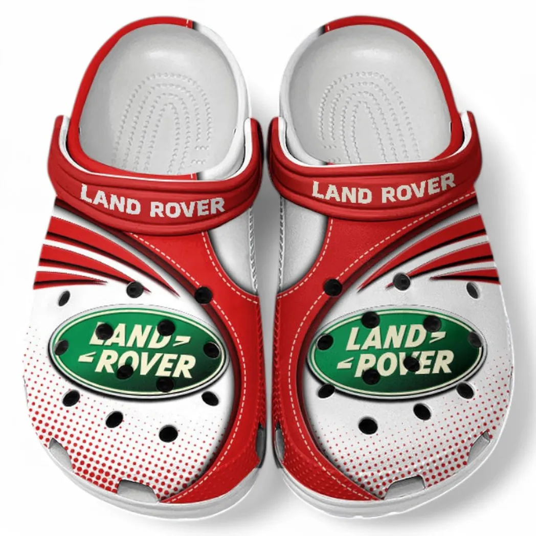 Land Rover Crocs Sandals For Men Women, Gift For Land Rover Fan CAR181031525709 - Red