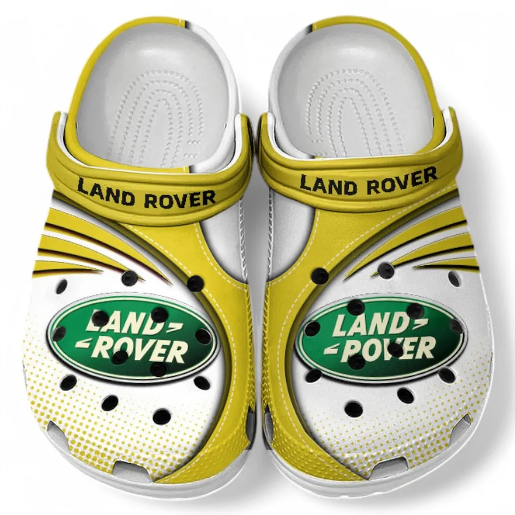 Land Rover Crocs Sandals For Men Women, Gift For Land Rover Fan CAR181031525709 - Yellow