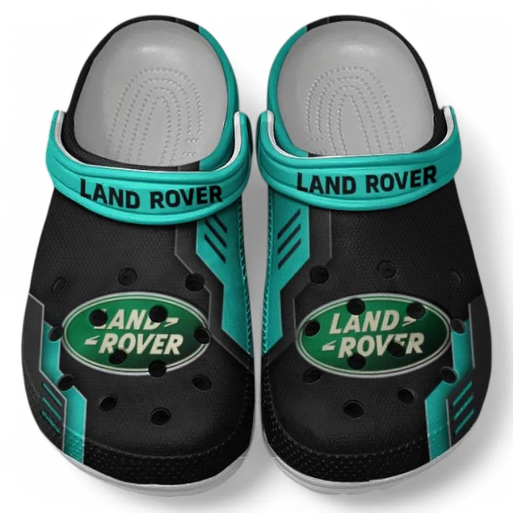 land rover crocs shoes clogs men women gift for land rover fan car185031525256 cyan fupfc