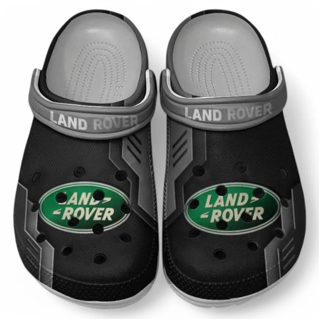 Land-Rover Crocs Shoes, Clogs Men Women, Gift For Land-Rover Fan CAR185031525256 - Gray