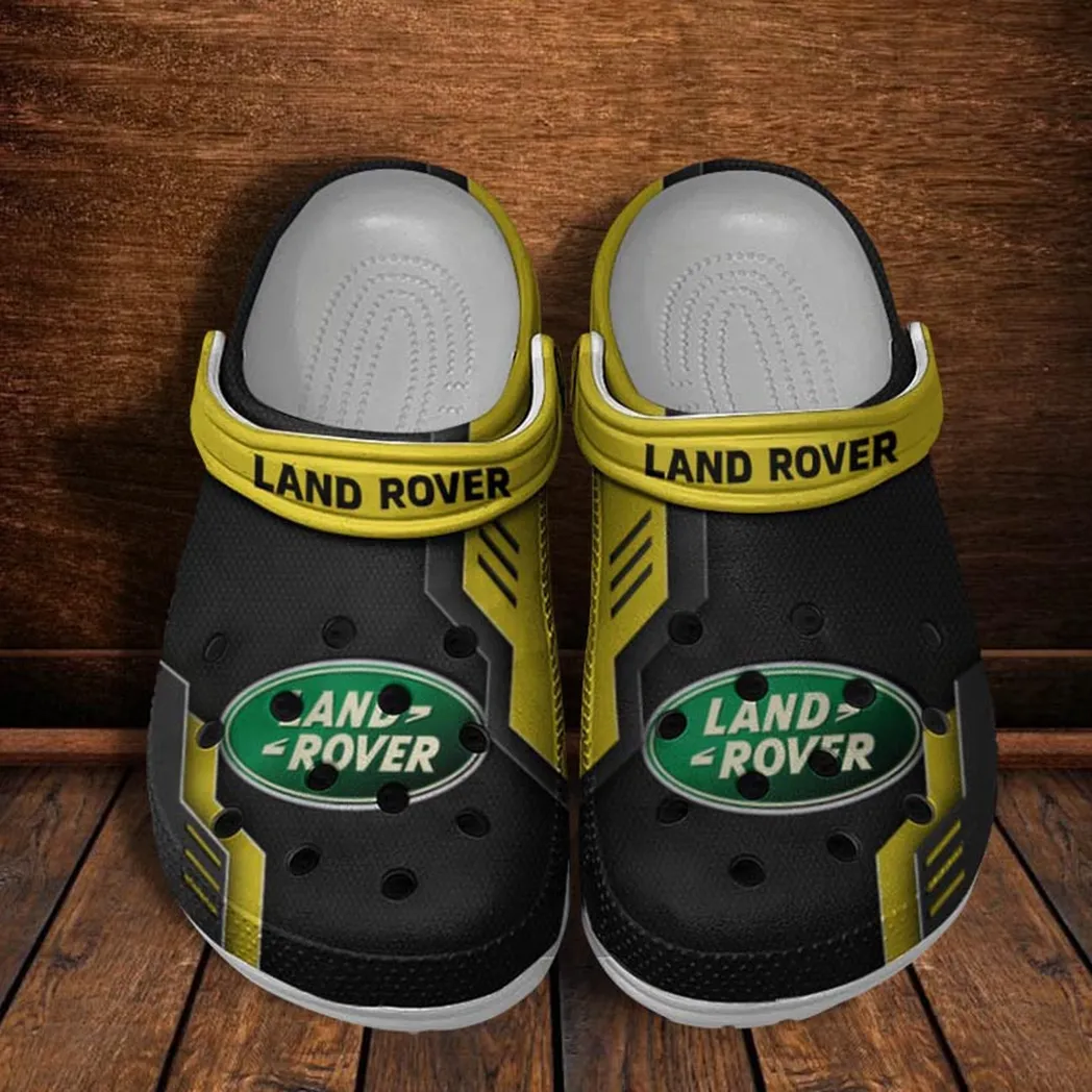 land rover crocs shoes clogs men women gift for land rover fan car185031525256 yellow lclps