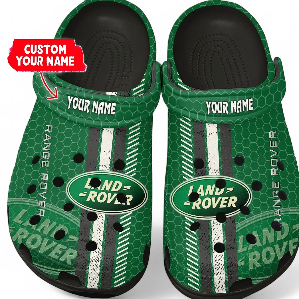 Land Rover Crocs Shoes Gift For Land Rover Lovers, Birthday Gift For Husband, Boyfriend CAR82022025617 - Black