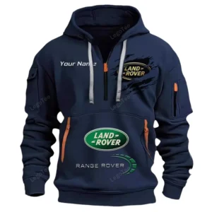 land rover half zip hoodie car113021425834 best gift for him husband boyfriend navy cg6vp
