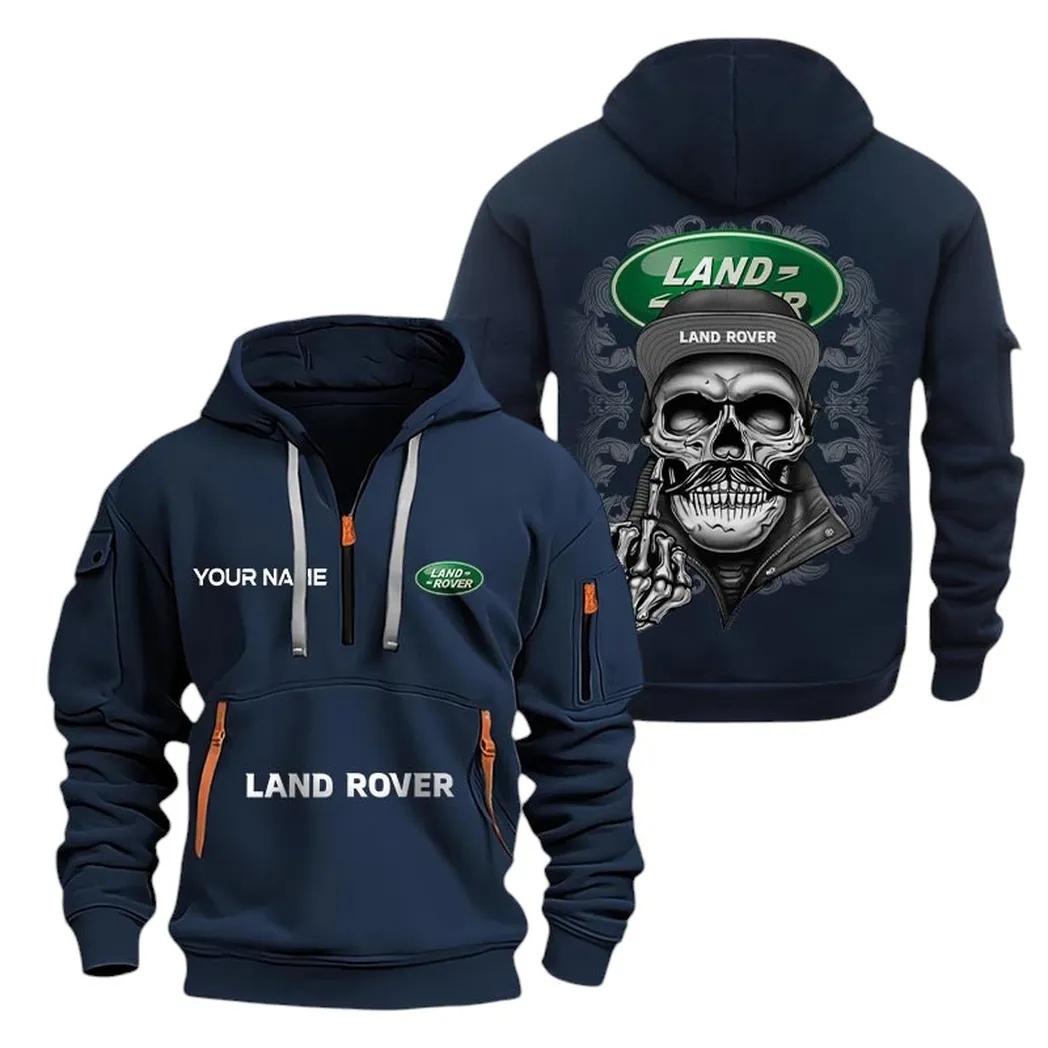 land rover half zip hoodie for men gift for land rover fan car166022625169 navy 7p5if