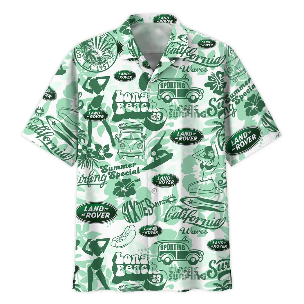 land rover hawaiian shirt for men gift for land rover lovers car201030725584 udbqo