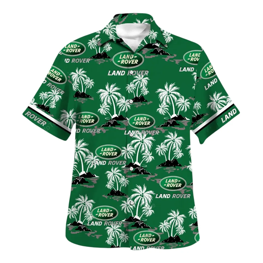 land rover hawaiian shirt set for men gift for land rover lovers gift for him husband boyfriend car144021125467 1 cdmaj