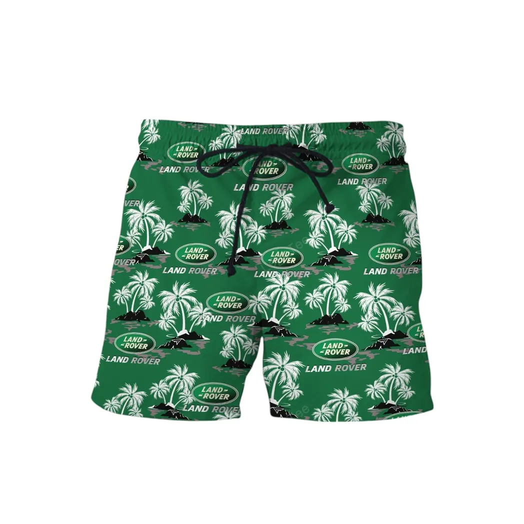 land rover hawaiian shirt set for men gift for land rover lovers gift for him husband boyfriend car144021125467 1 uedmt