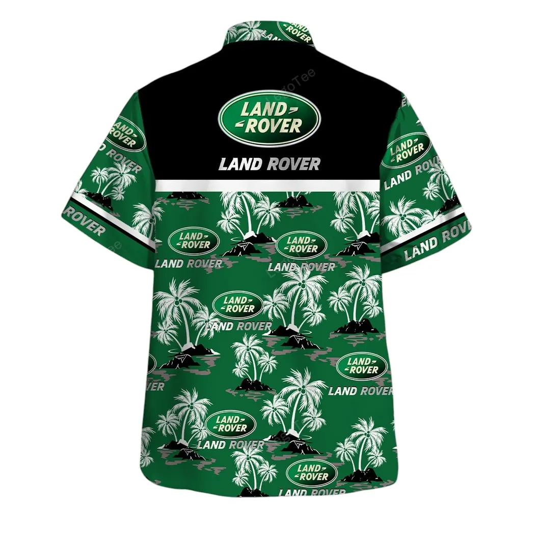 land rover hawaiian shirt set for men gift for land rover lovers gift for him husband boyfriend car144021125467 1 zucpm