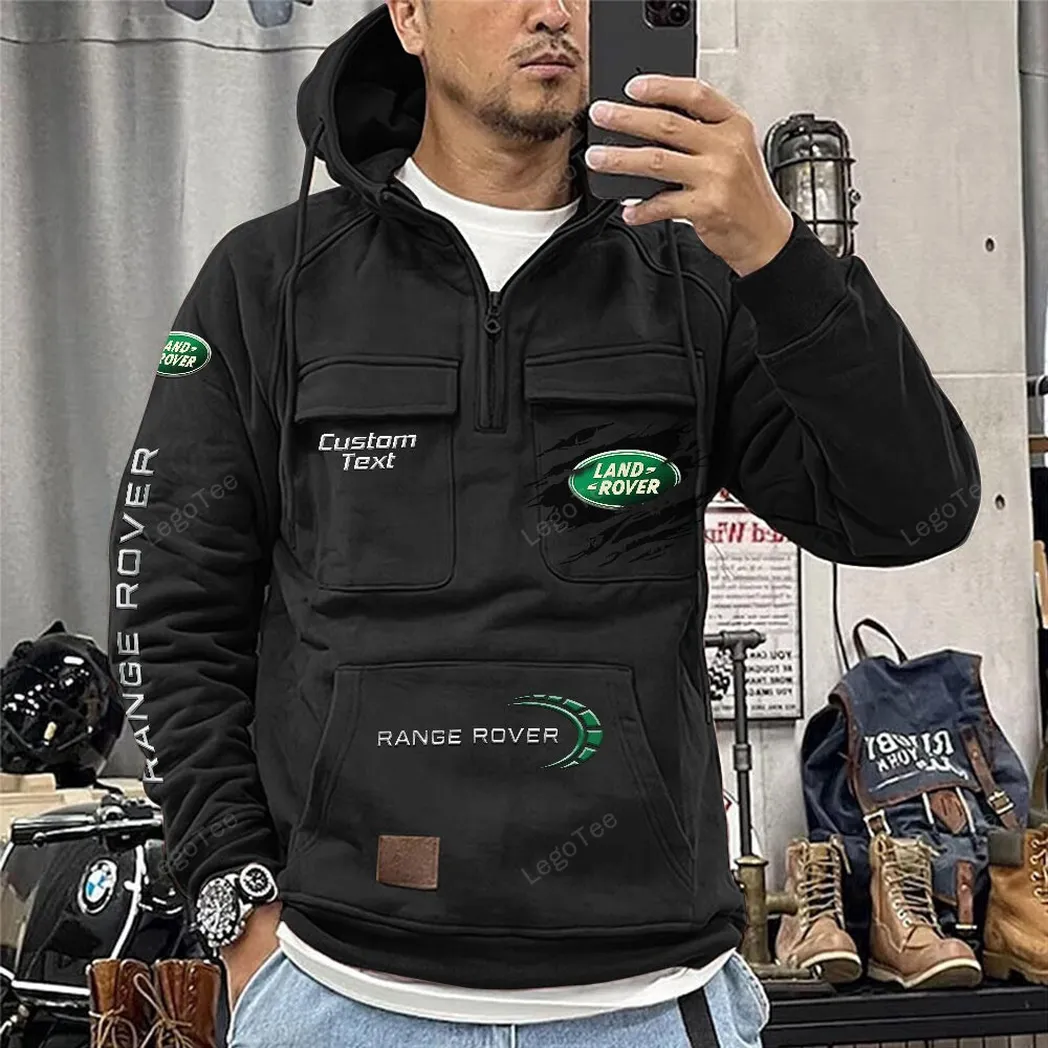 land rover tactical quarter zip hoodie gift for land rover lovers gift for him husband boyfriend black car122021425078 2 jdk7o