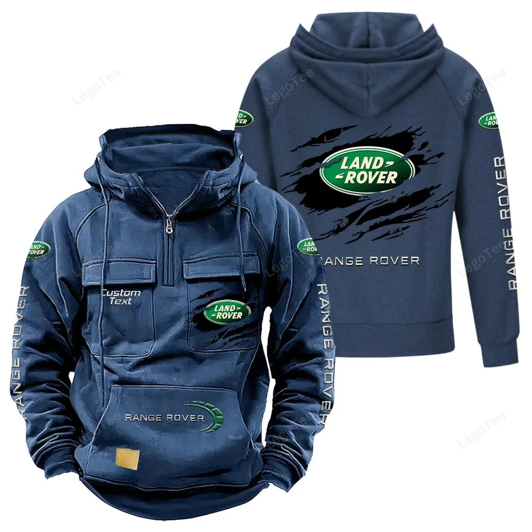 land rover tactical quarter zip hoodie gift for land rover lovers gift for him husband boyfriend dark blue car122021425078 3 ubqjf