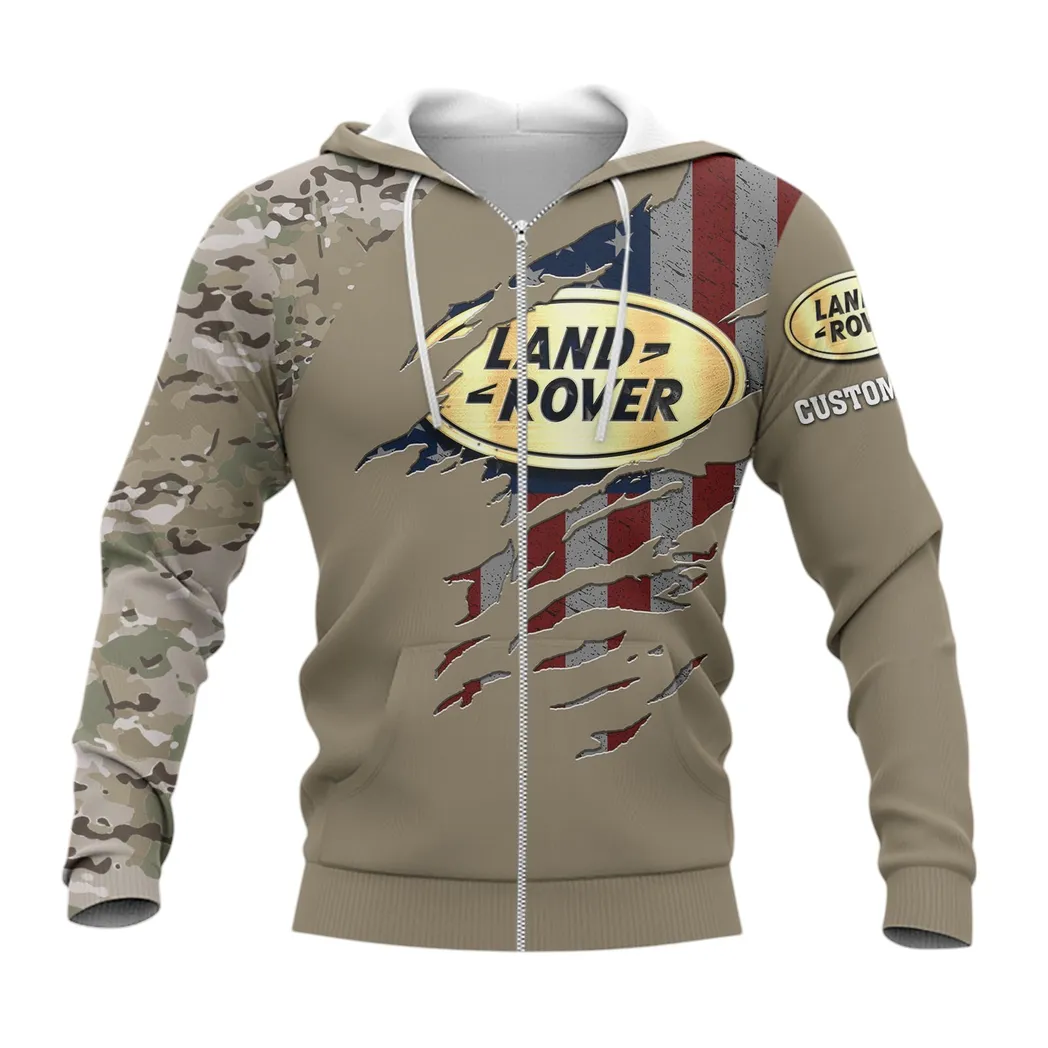 land rover zipper hoodie gift for land rover lovers gift for him husband boyfriend car46021725060 3