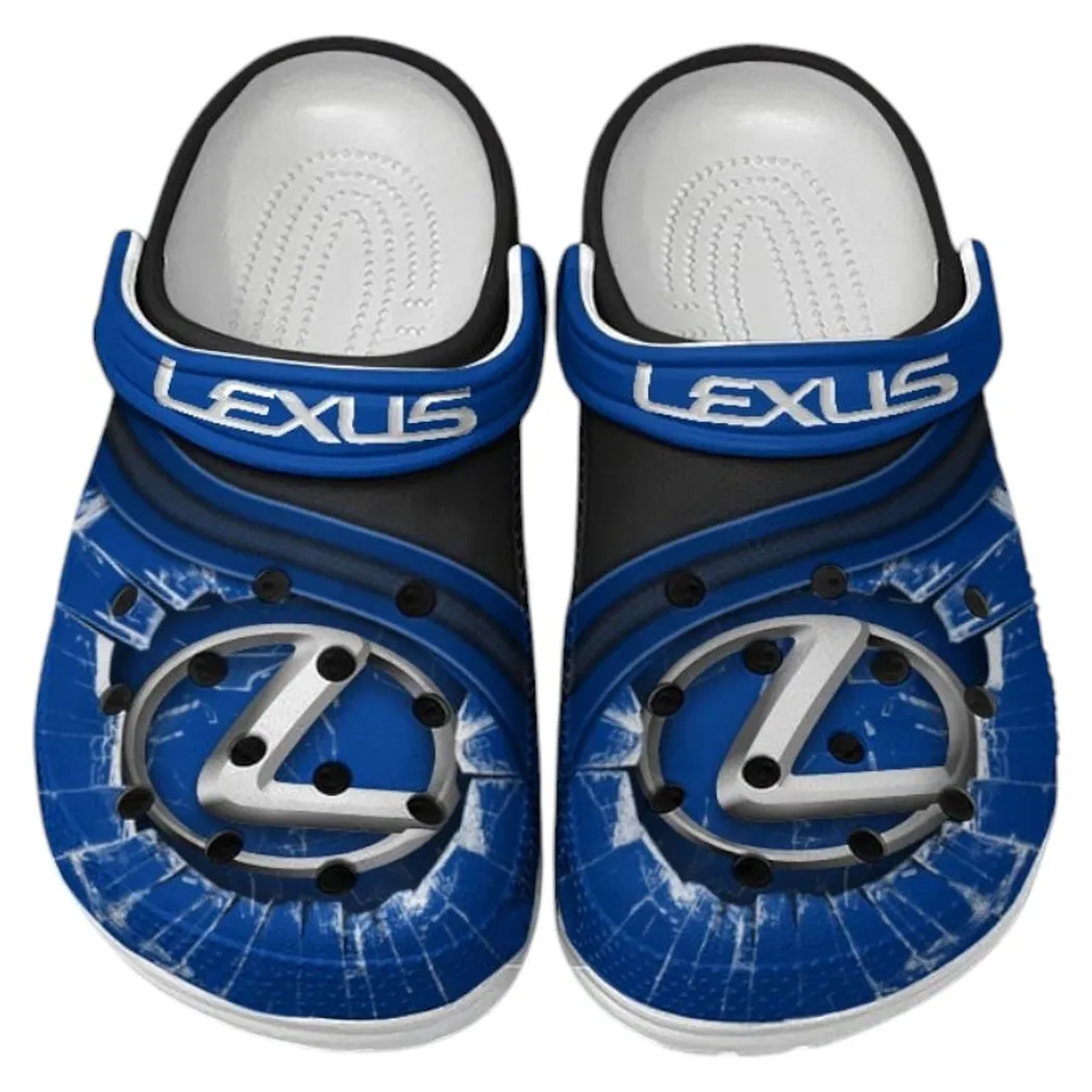 Lexus Crocs Clogs Men Women, Gift For Lexus Fan CAR188032025135 - Blue