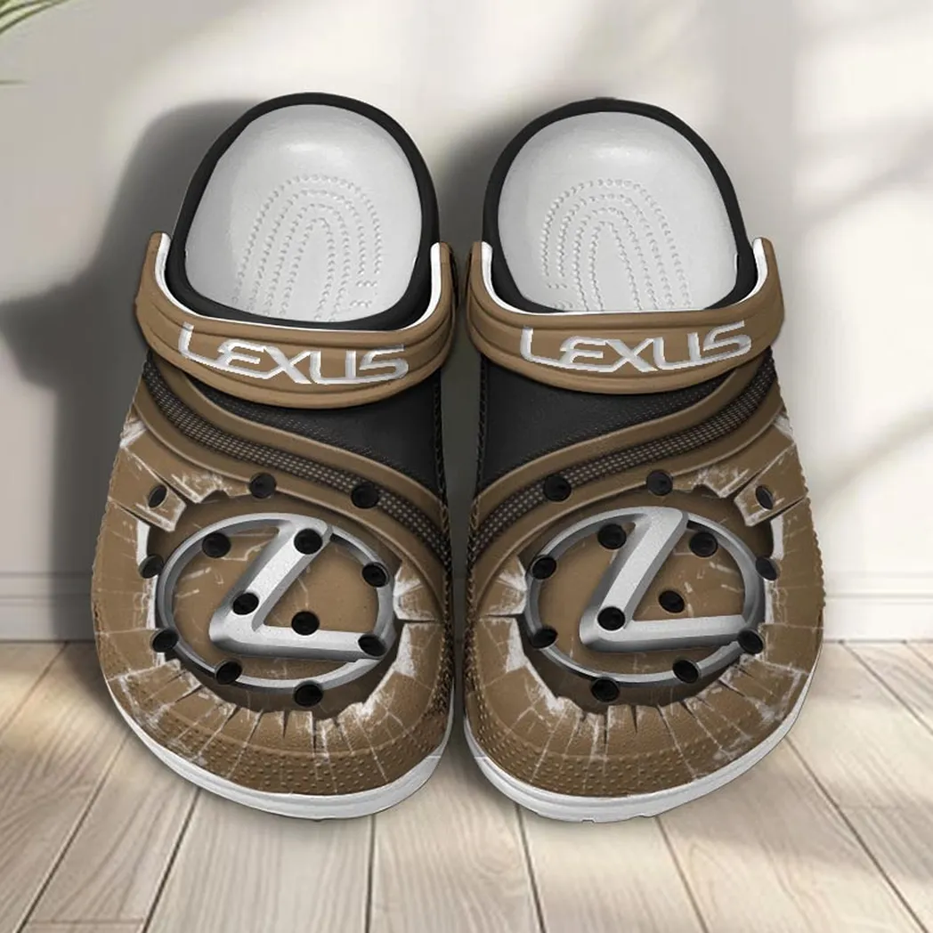 lexus crocs clogs men women gift for lexus fan car188032025135 brown kz6oo