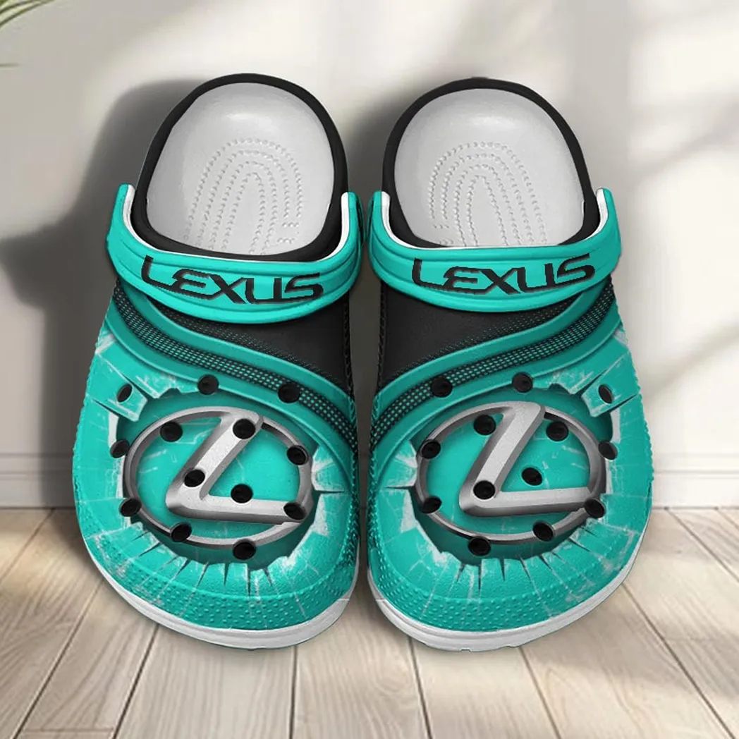 lexus crocs clogs men women gift for lexus fan car188032025135 cyan mwd6r
