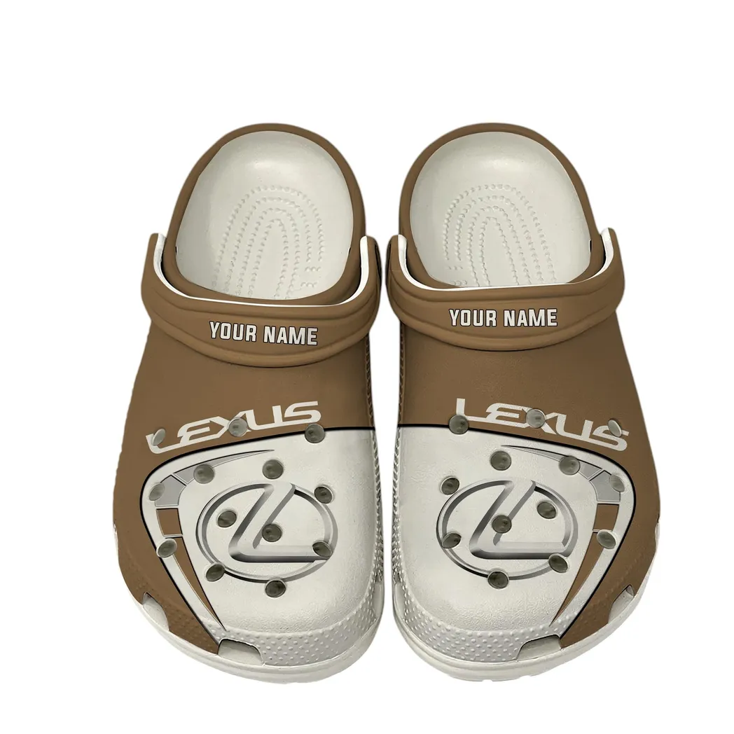 Lexus Crocs, Gift For Lexus Lover, Gift For Him, Husband, Boyfriend CAR16802262537 - White