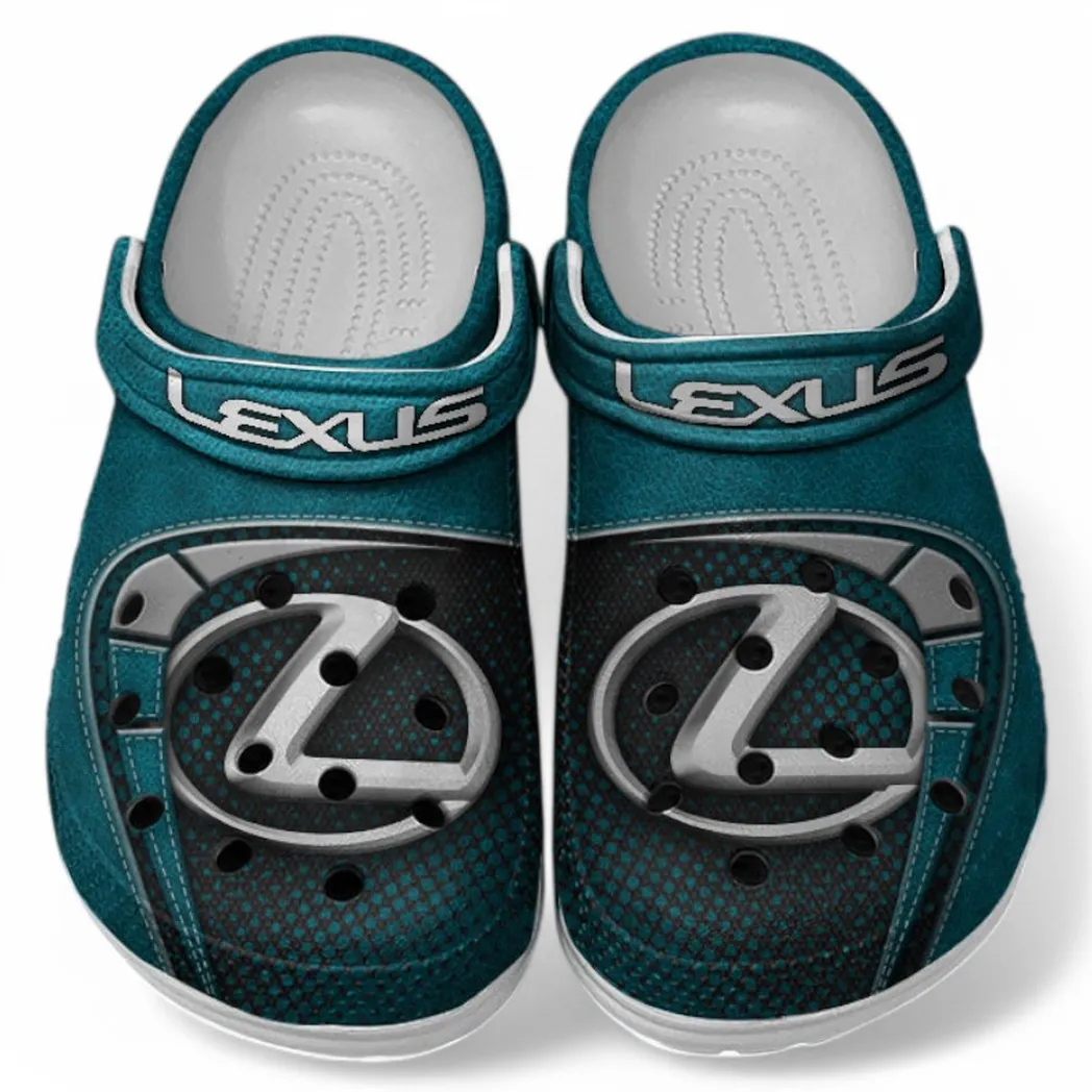 Lexus Crocs Sandals For Men Women, Gift For Lexus Fan CAR177031425576 - Cyan
