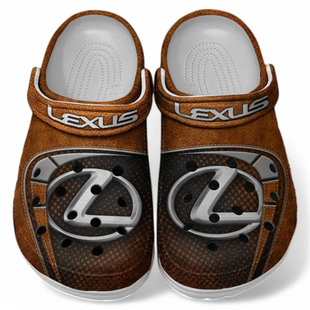 Lexus Crocs Sandals For Men Women, Gift For Lexus Fan CAR177031425576 - Orange