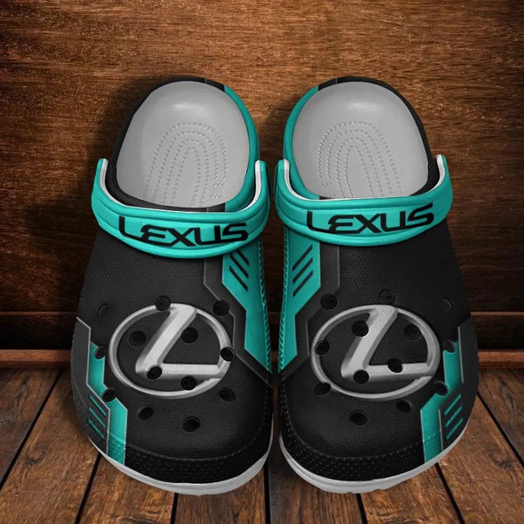 lexus crocs shoes clogs men women gift for lexus fan car185031525275 cyan oleih