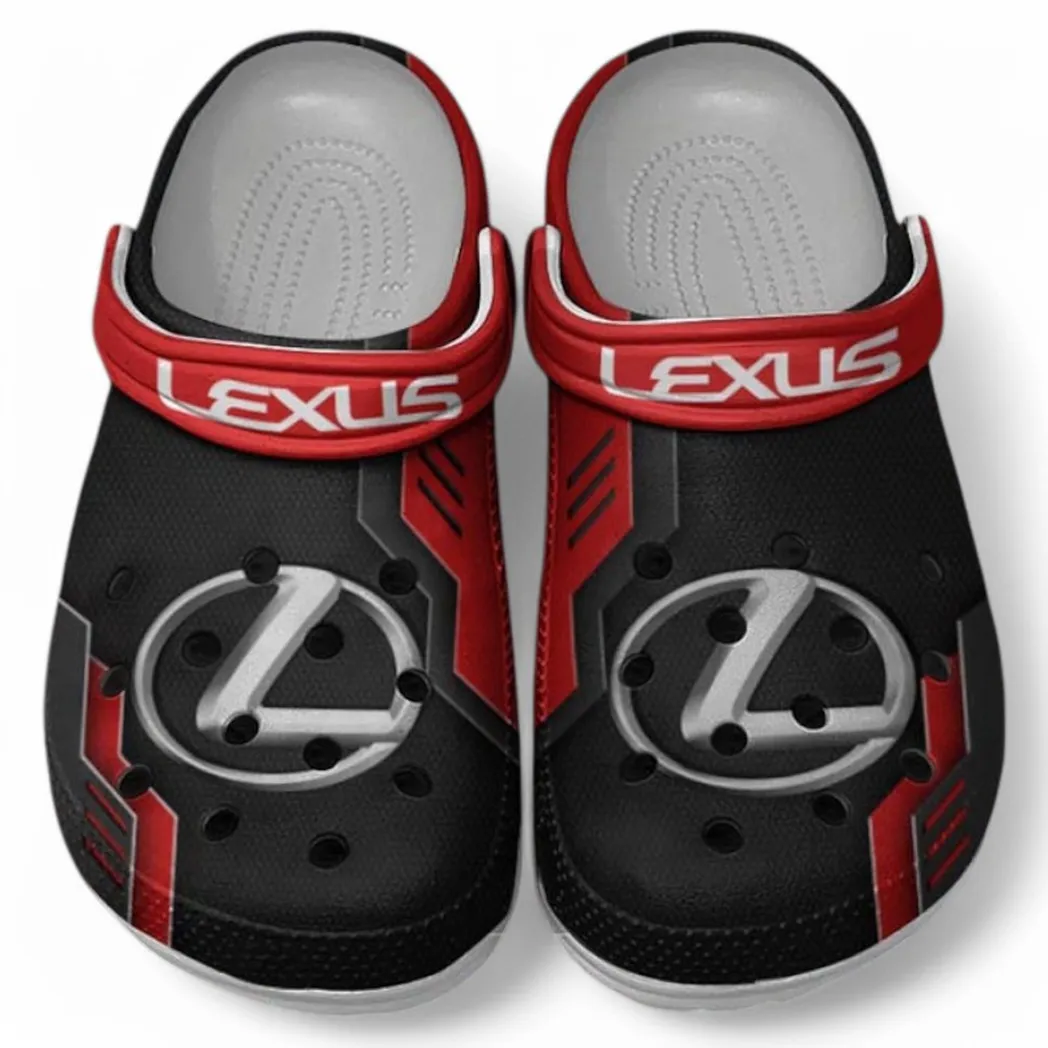 lexus crocs shoes clogs men women gift for lexus fan car185031525275 red jh7pg