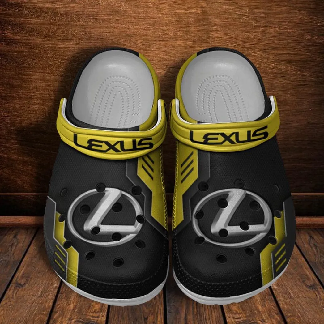 lexus crocs shoes clogs men women gift for lexus fan car185031525275 yellow j5zhw