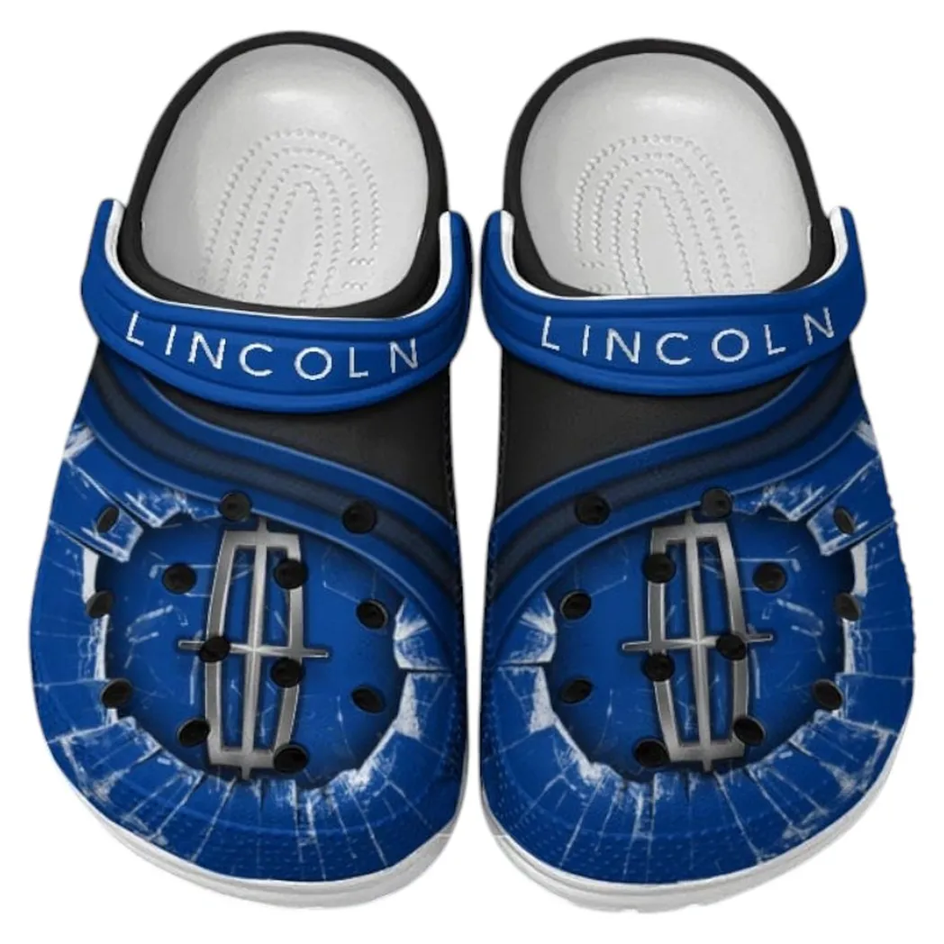 Lincoln Crocs Clogs Men Women, Gift For Lincoln Fan CAR188032025161 - Blue