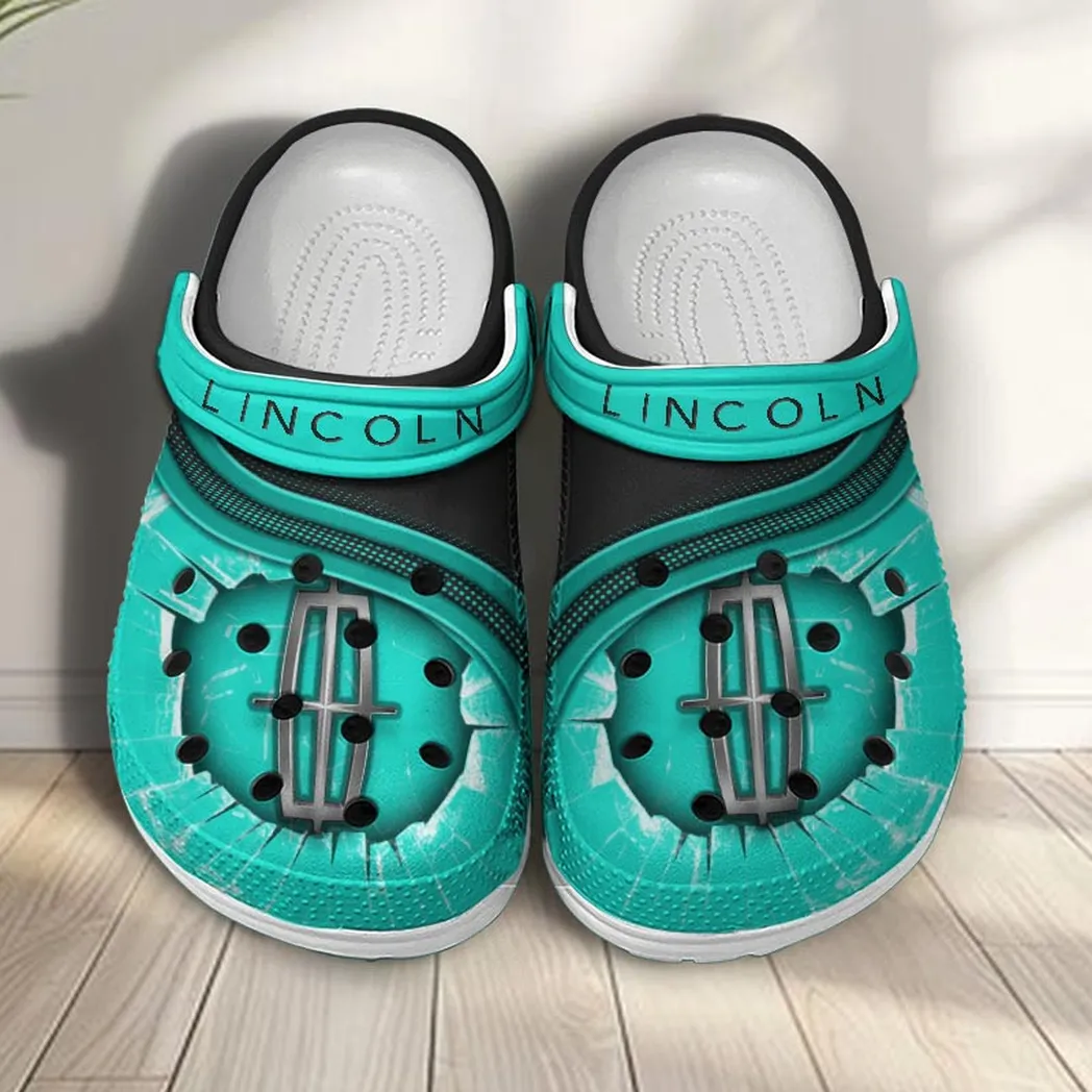 lincoln crocs clogs men women gift for lincoln fan car188032025161 cyan brw8p