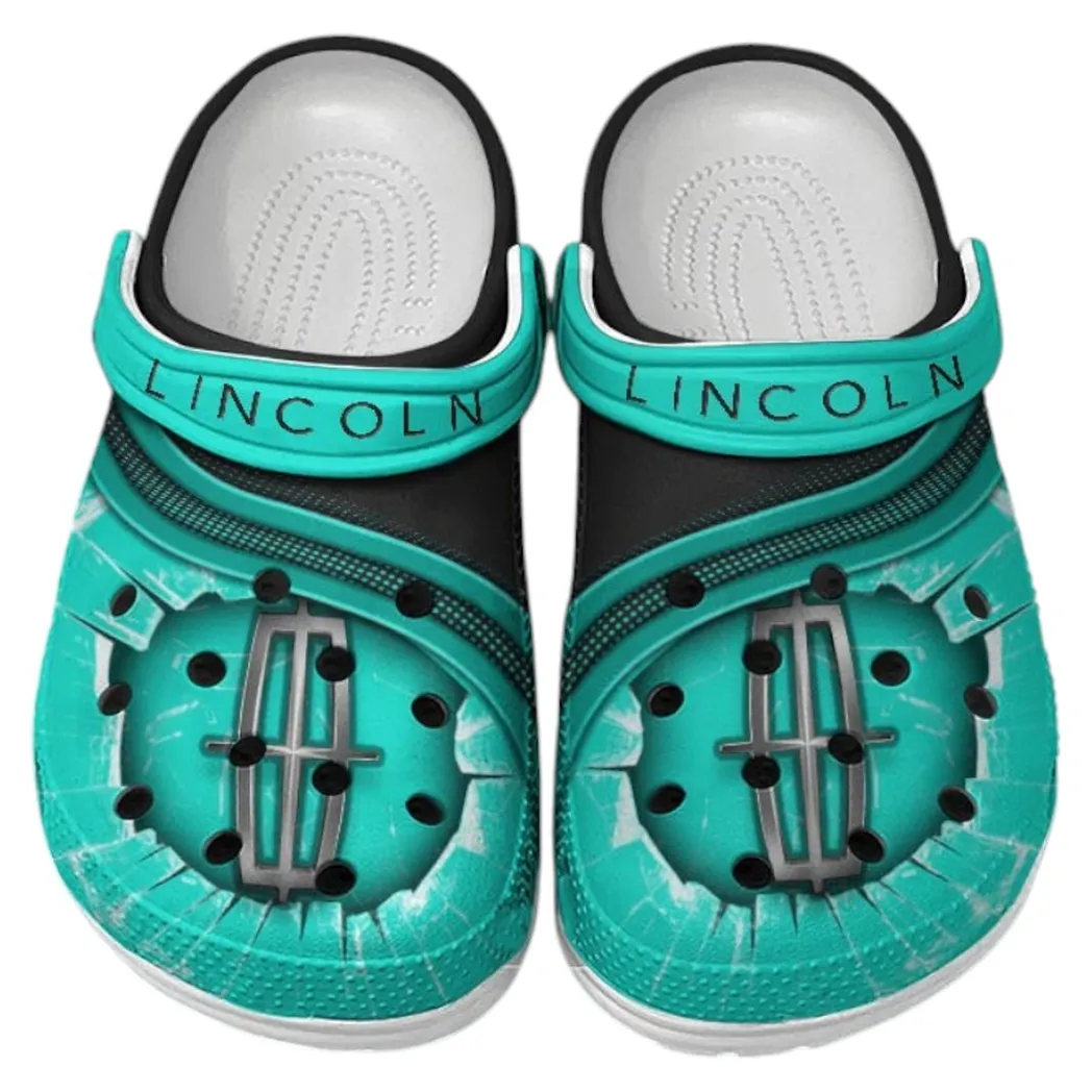 Lincoln Crocs Clogs Men Women, Gift For Lincoln Fan CAR188032025161 - Cyan