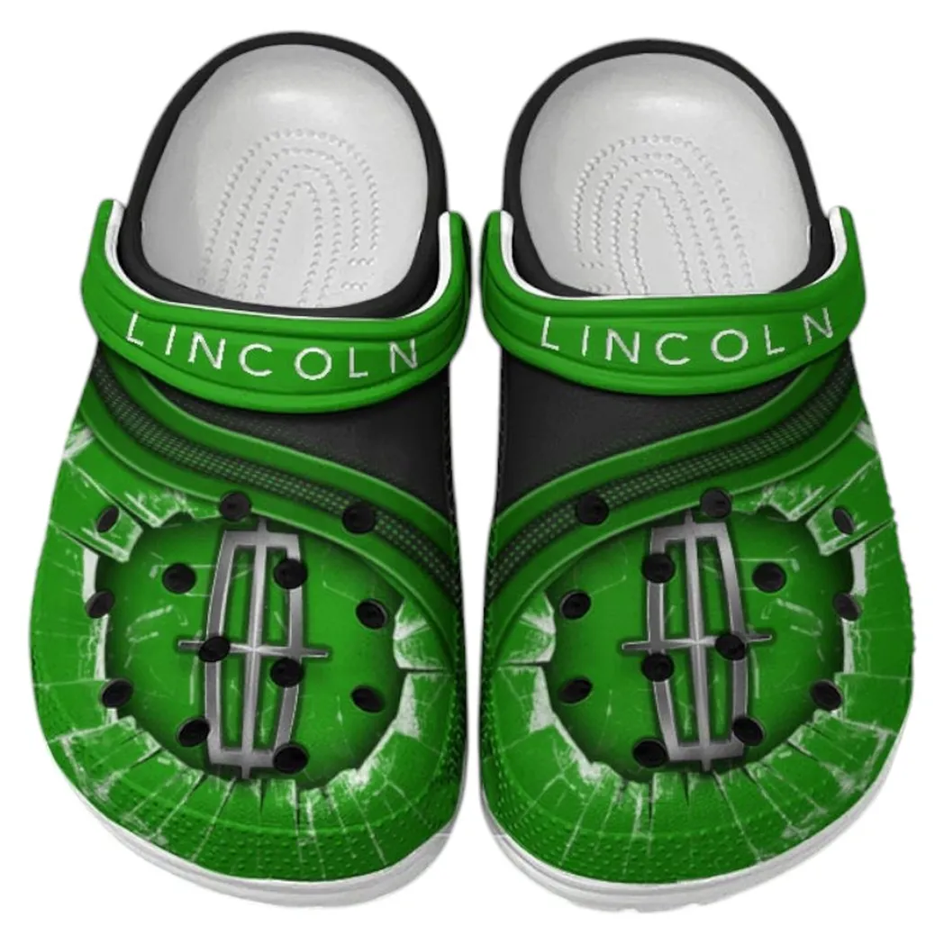 Lincoln Crocs Clogs Men Women, Gift For Lincoln Fan CAR188032025161 - Green