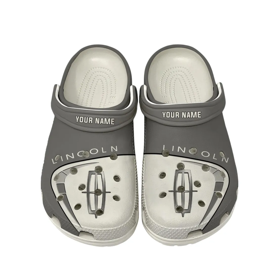 lincoln crocs gift for lincoln lover gift for him husband boyfriend car16802262538 white