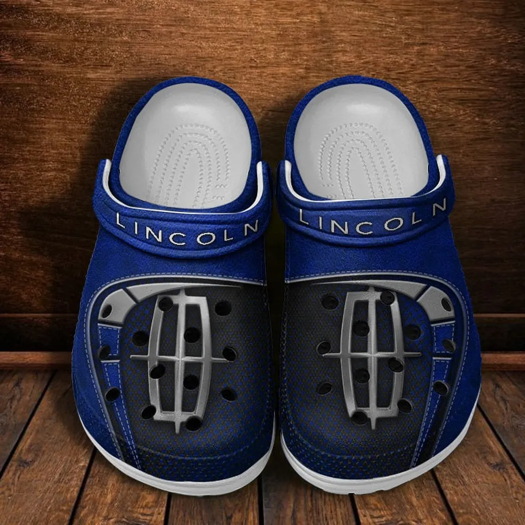 lincoln crocs sandals for men women gift for lincoln fan car177031425570 blue vdrym