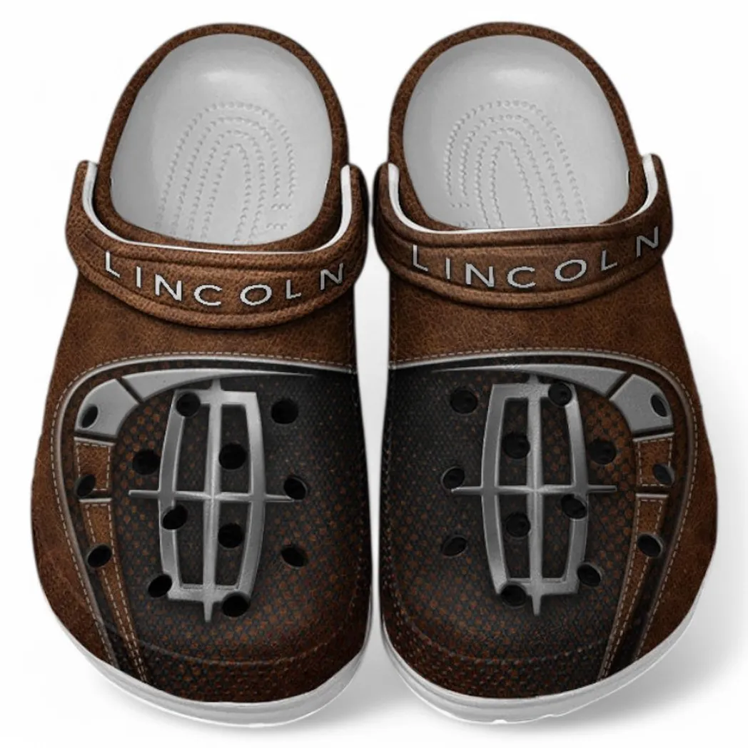Lincoln Crocs Sandals For Men Women, Gift For Lincoln Fan CAR177031425570 - Brown