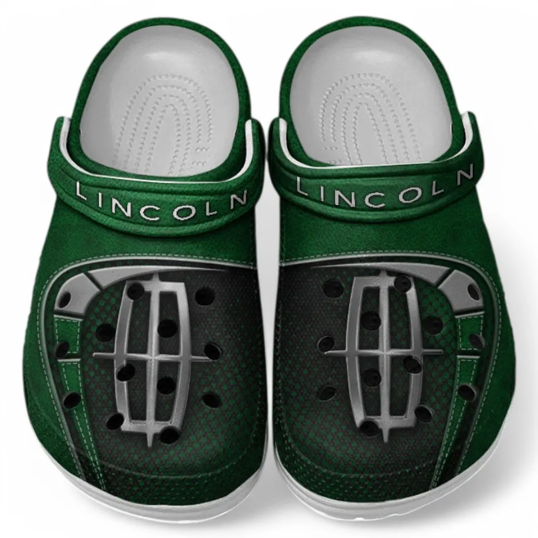 Lincoln Crocs Sandals For Men Women, Gift For Lincoln Fan CAR177031425570 - Green