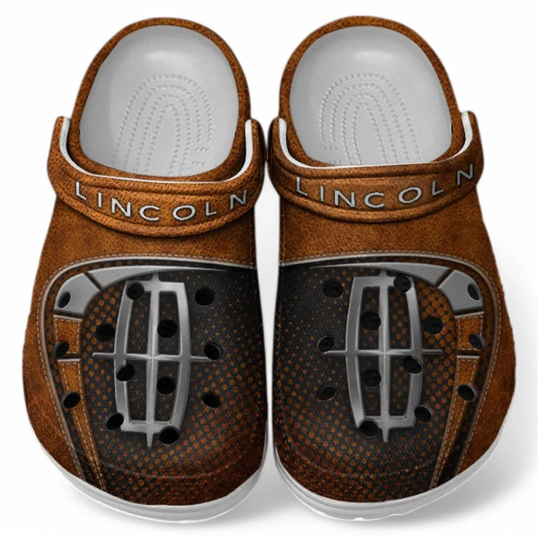 Lincoln Crocs Sandals For Men Women, Gift For Lincoln Fan CAR177031425570 - Orange