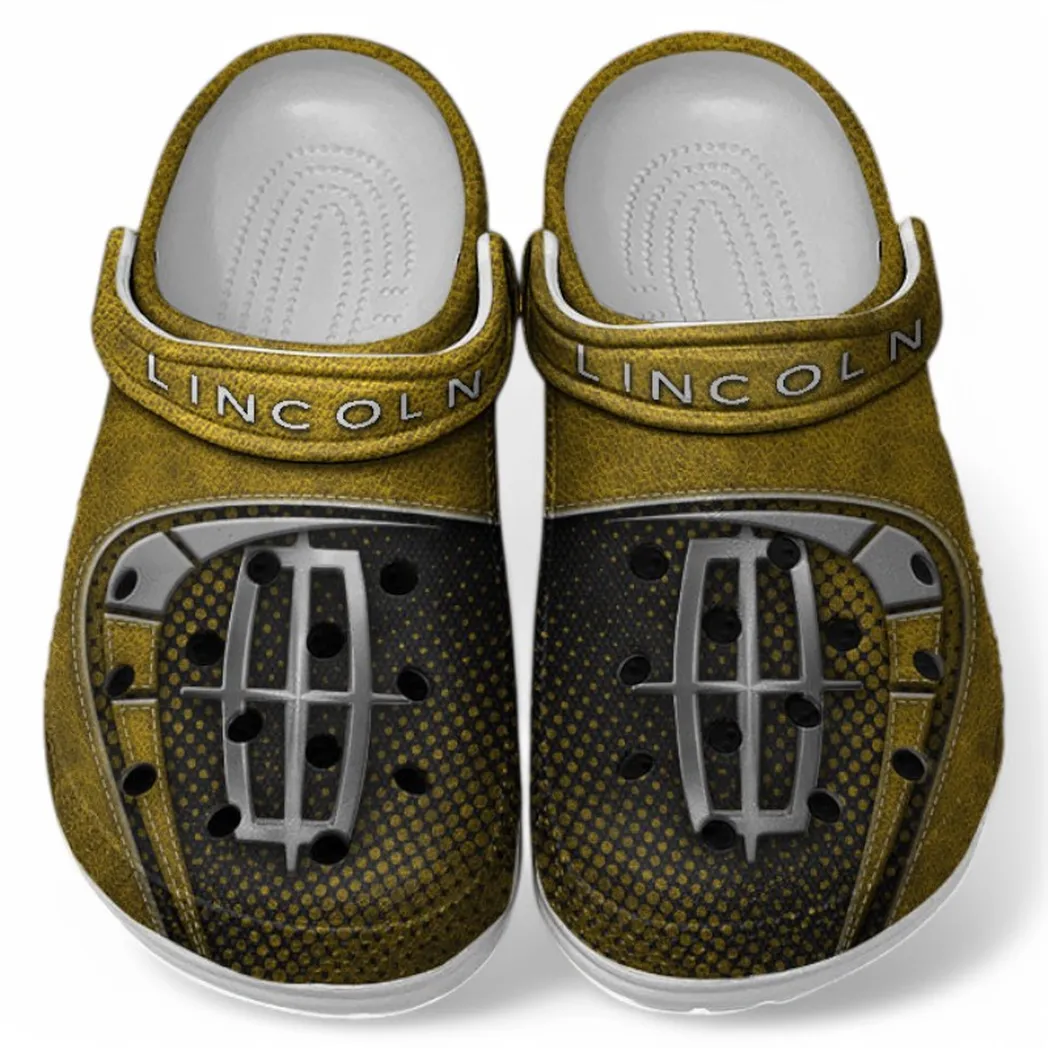 Lincoln Crocs Sandals For Men Women, Gift For Lincoln Fan CAR177031425570 - Yellow