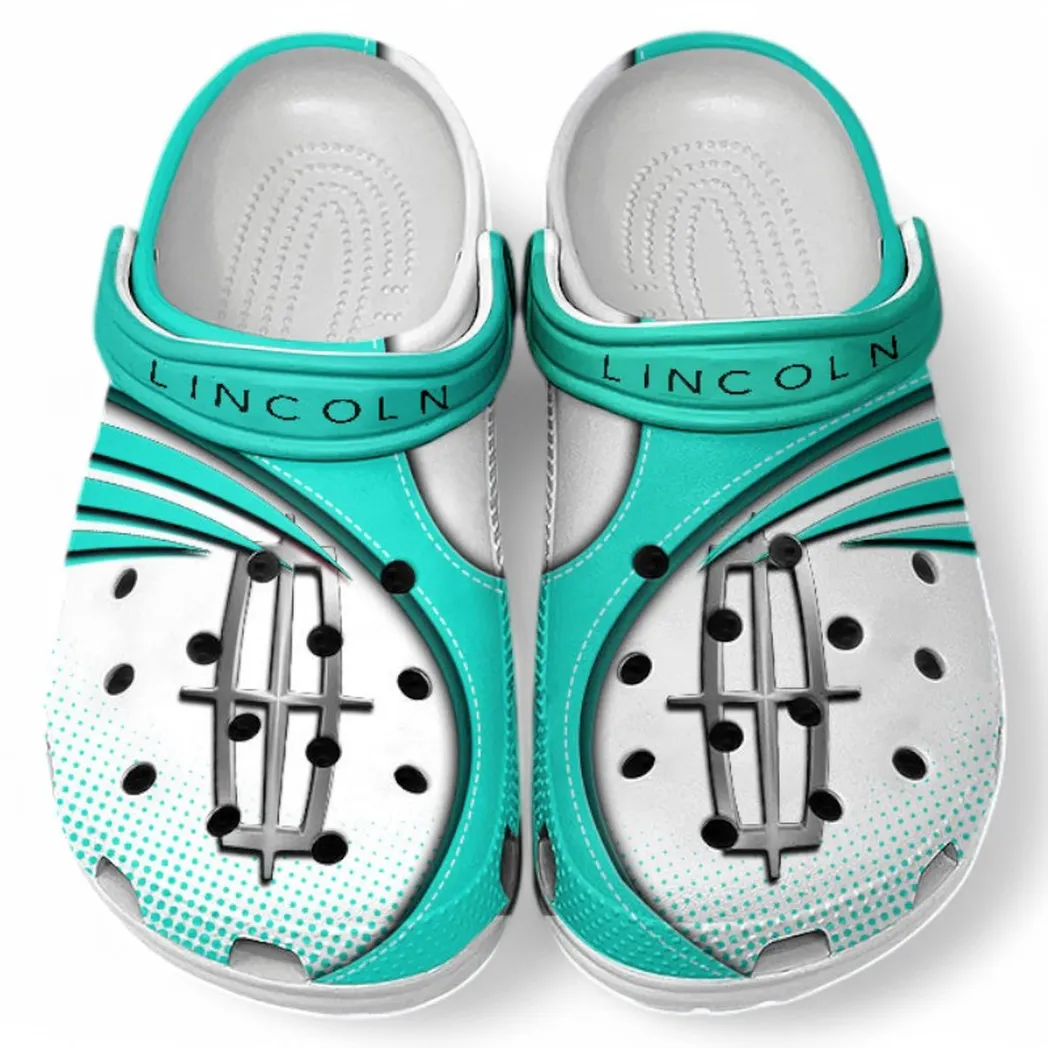 lincoln crocs sandals for men women gift for lincoln fan car181031525749 cyan cpkzi