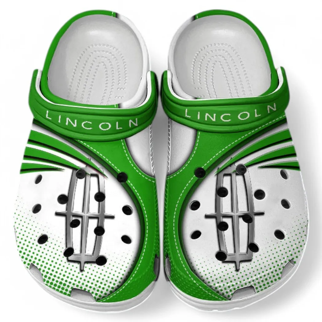 Lincoln Crocs Sandals For Men Women, Gift For Lincoln Fan CAR181031525749 - Green