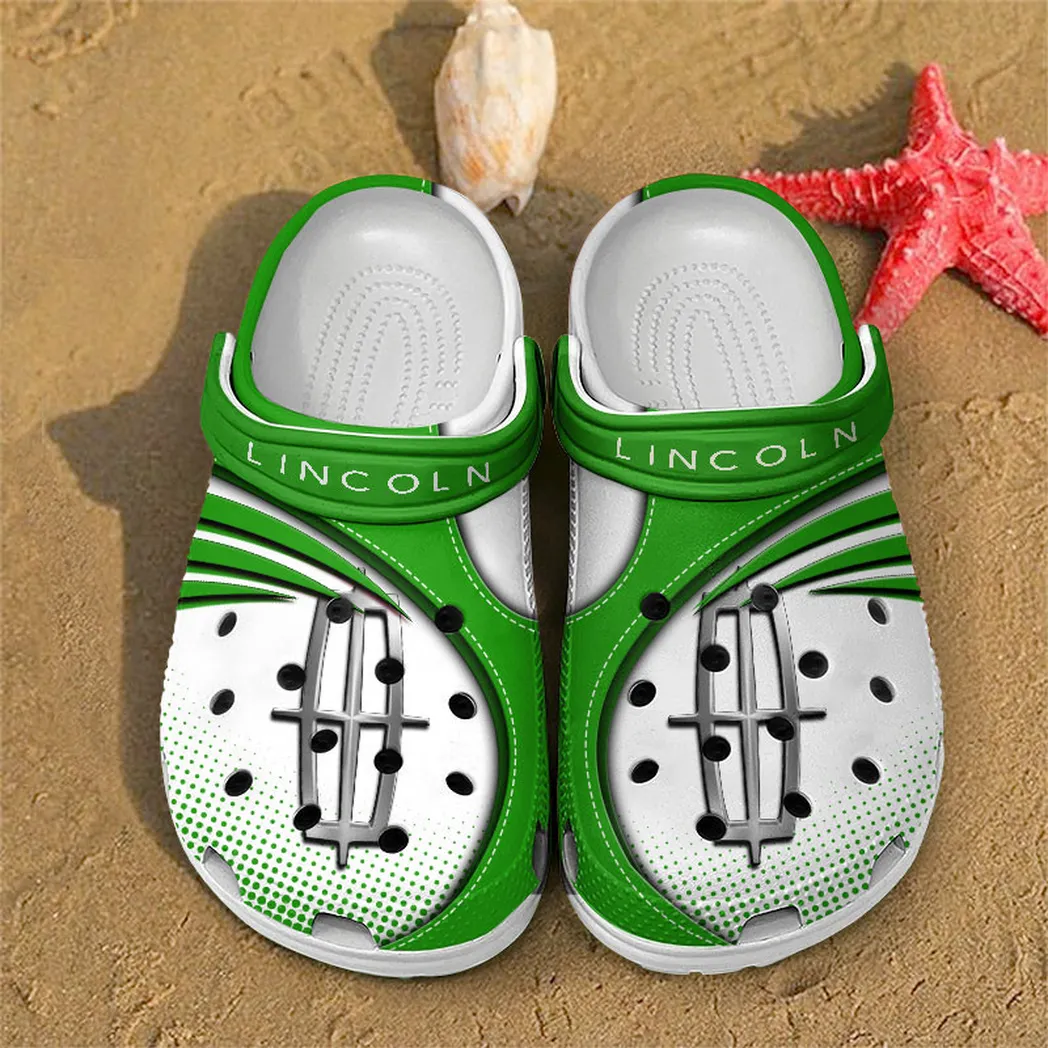 lincoln crocs sandals for men women gift for lincoln fan car181031525749 green tywcn