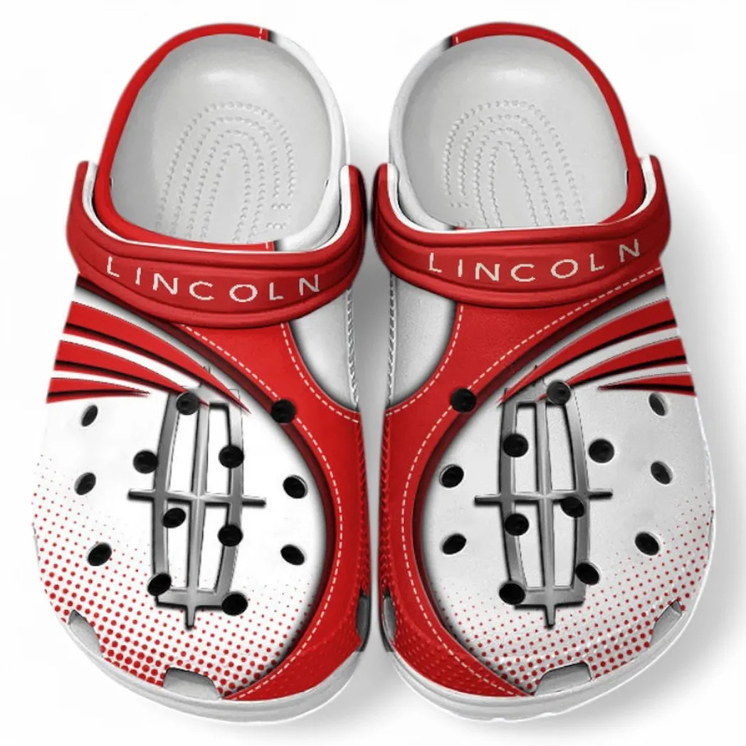 Lincoln Crocs Sandals For Men Women, Gift For Lincoln Fan CAR181031525749 - Red
