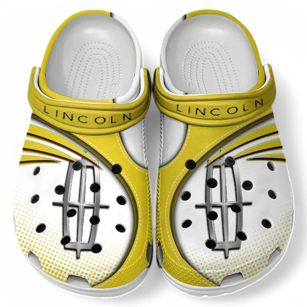 Lincoln Crocs Sandals For Men Women, Gift For Lincoln Fan CAR181031525749 - Yellow