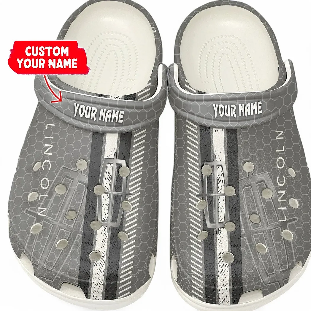 lincoln crocs shoes gift for lincoln lovers birthday gift for husband boyfriend car82022025619 white ntaqs
