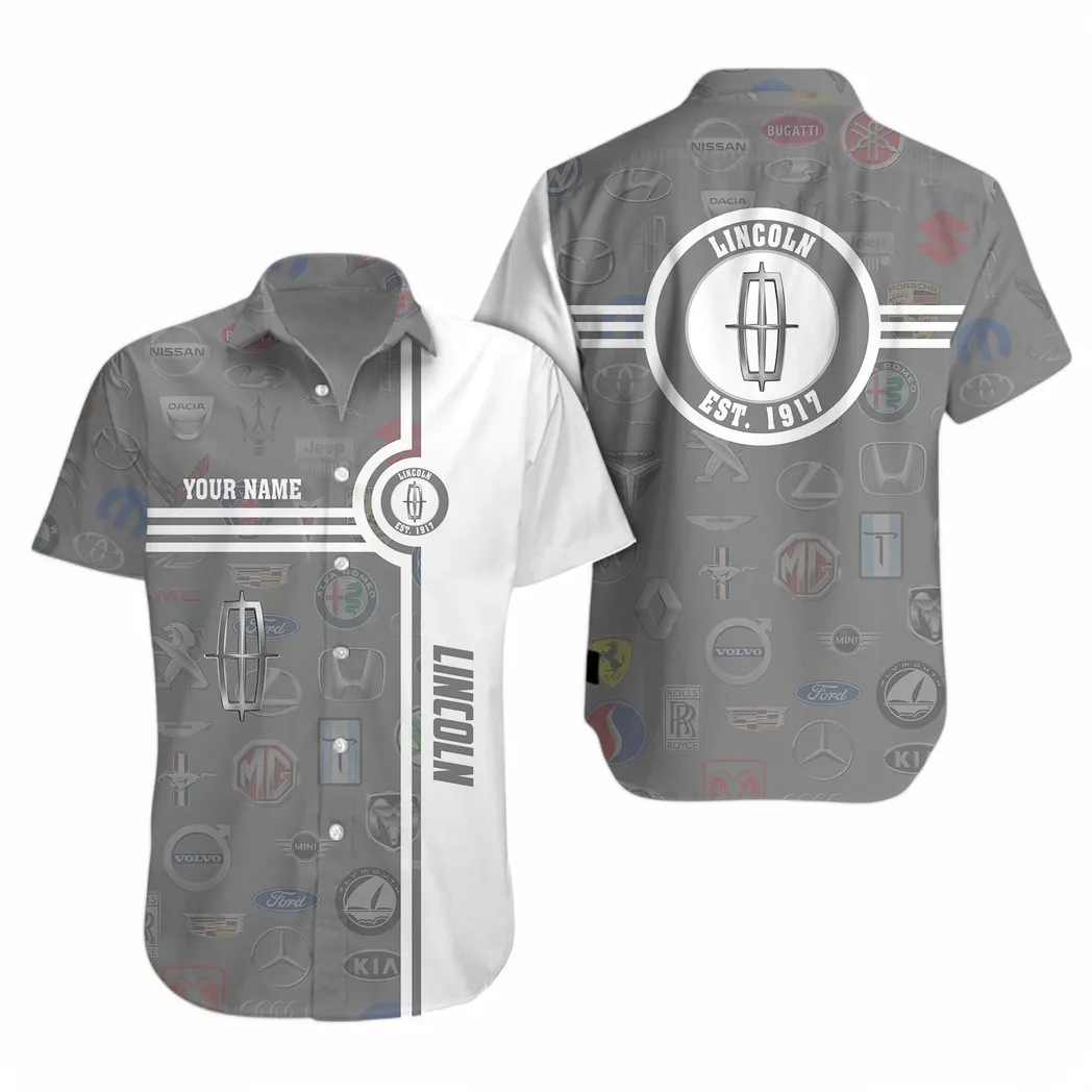 lincoln hawaiian shirt for men all logo gift for lincoln fan car174022525042 k80ns