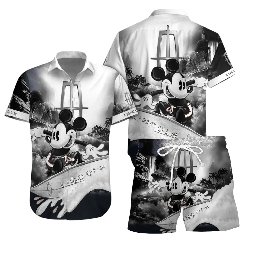 lincoln hawaiian shirt set gift for lincoln lovers gift for him husband boyfriend car53030625072 ygdq8