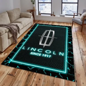 Lincoln Rug, All Over Print Carpet For Lincoln Lovers CAR5202192546 - Cyan