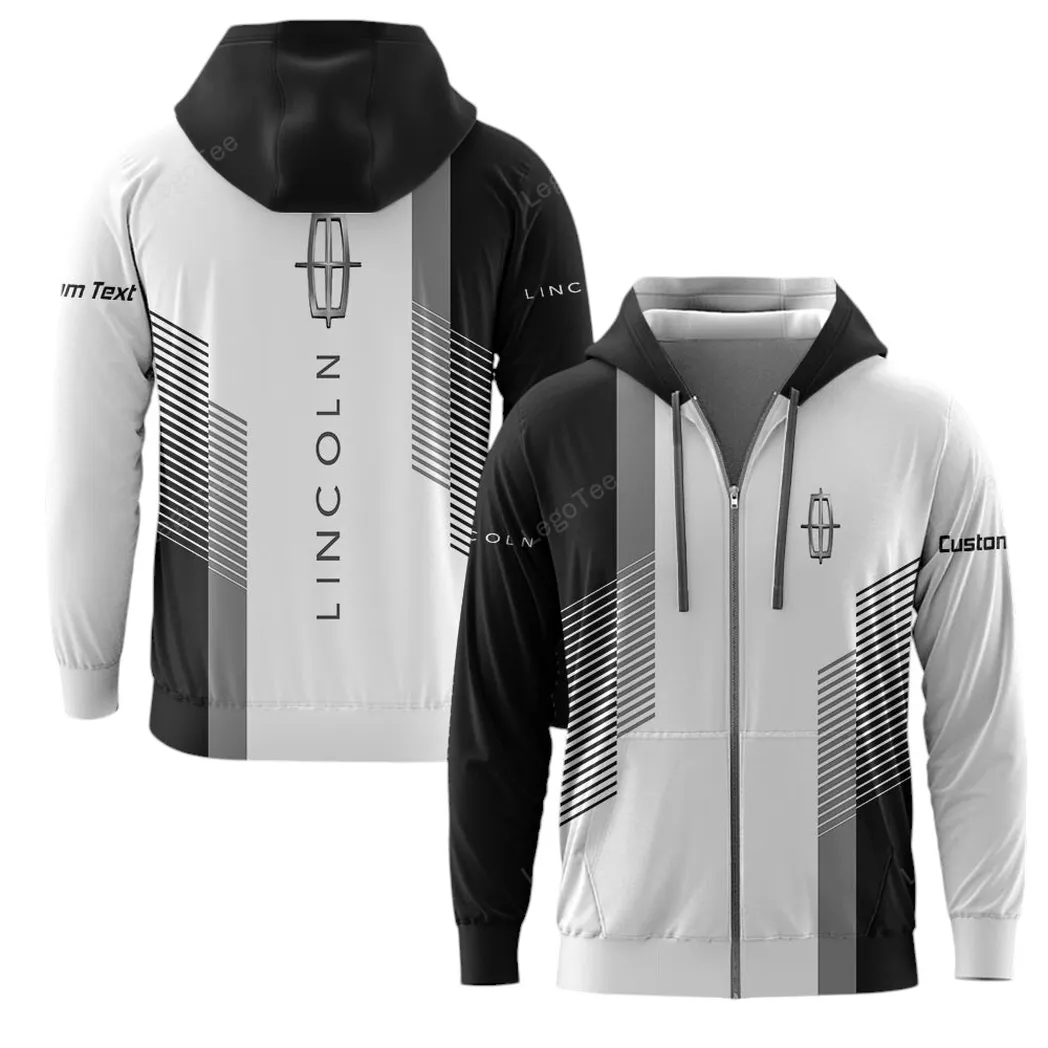 Lincoln Zipper Hoodie, Gift For Lincoln Lovers, Gift For Him, Husband, Boyfriend CAR10703122545
