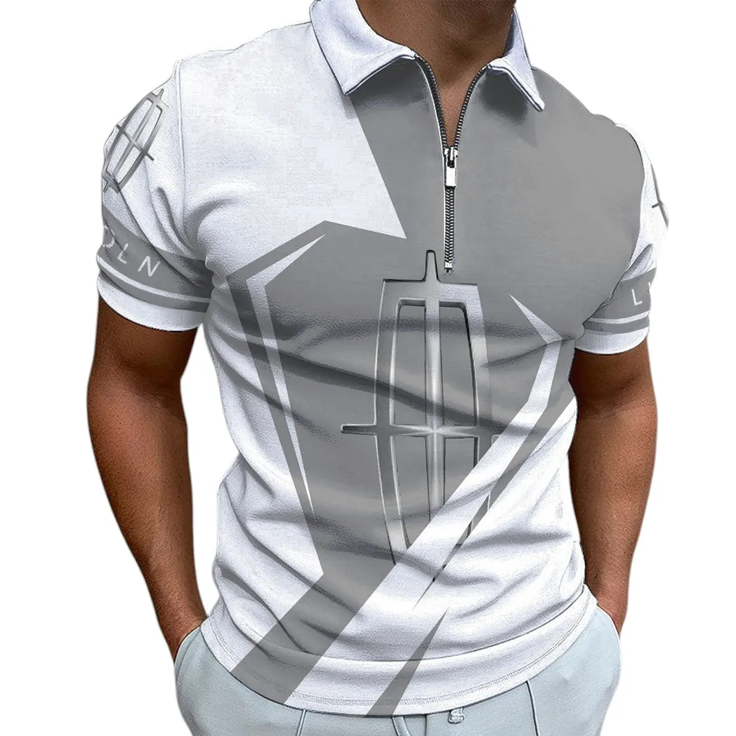lincoln zipper polo shirt gift for lincoln lovers gift for him husband boyfriend car3202122586 m8hga